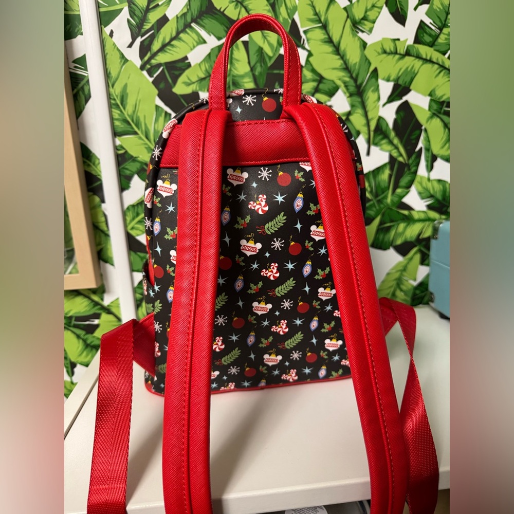Disney Loungefly - Mickey Ears Holiday Ornament Backpack. - Picture 3 of 4